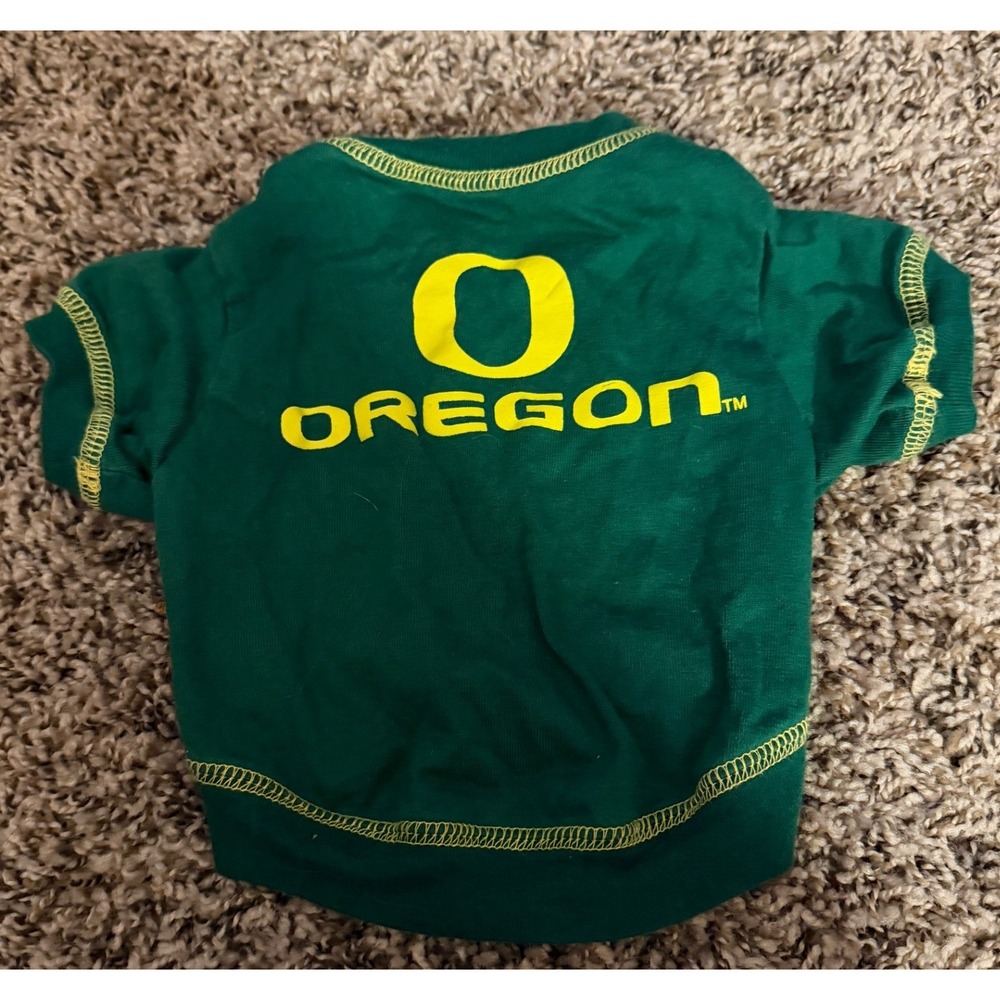 Athletic Pets-Green Oregon Ducks Pet T-Shirt Small